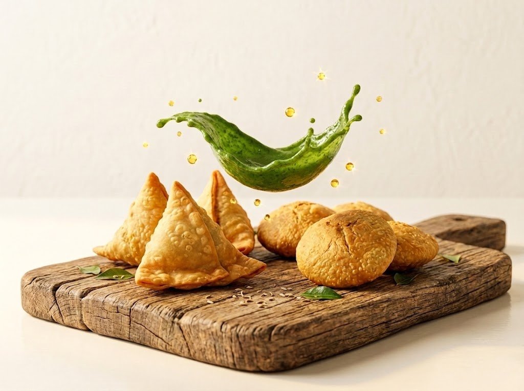 Golden Samosas & Kachoris