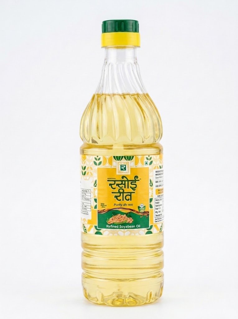Rassoireet Refined Soyabean Oil Bottle - 956ml