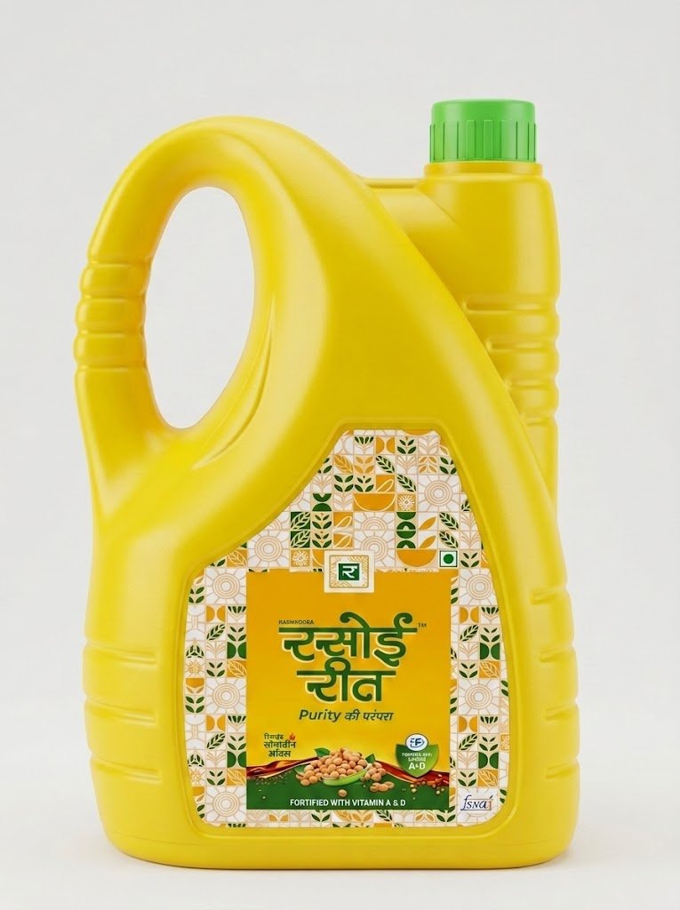 Rassoireet Refined Soyabean Oil Pouch - 956ml